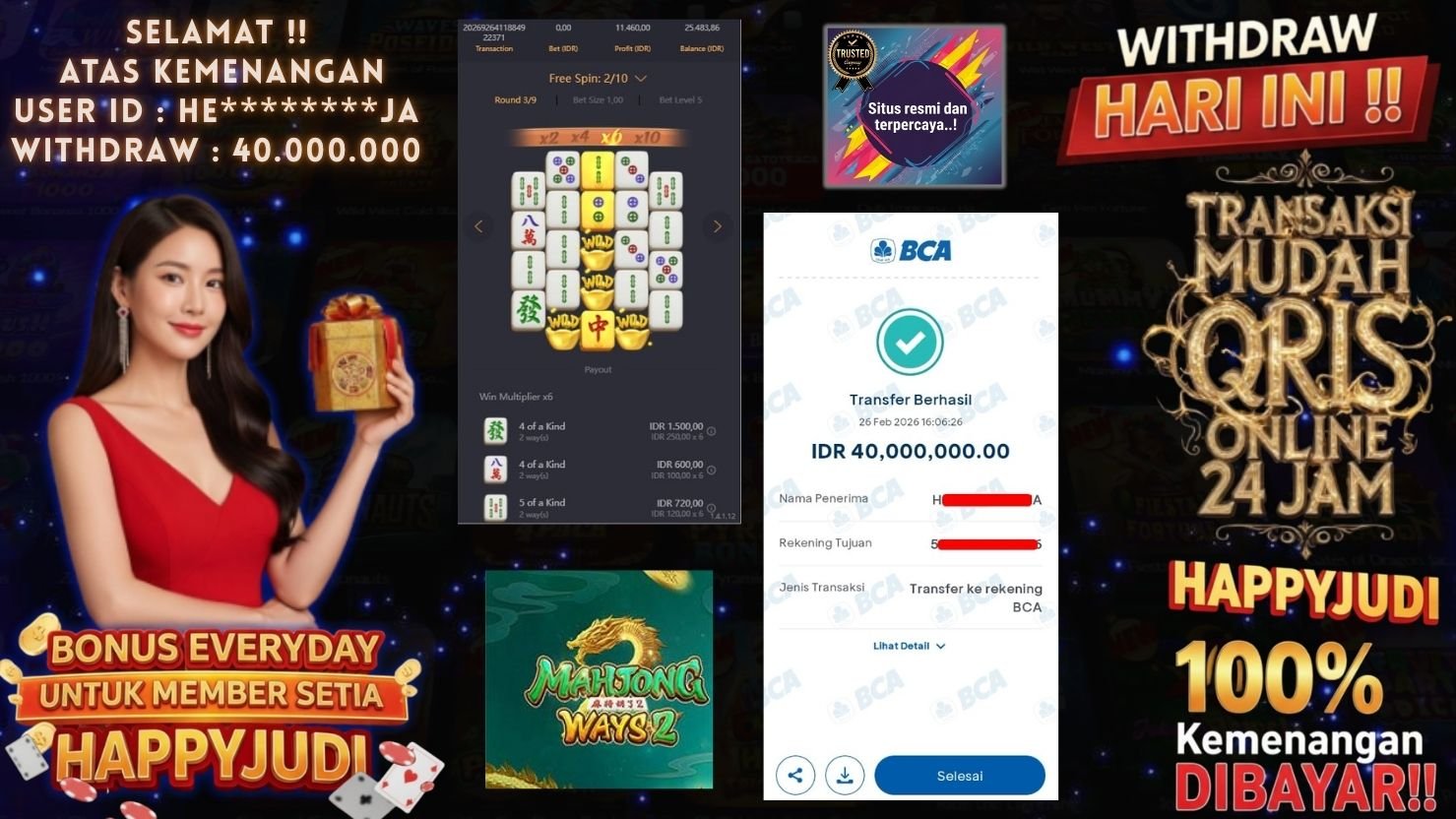 HAPPYJUDI JACKPOT SLOT MAHJONG WAYS 2